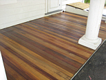 Staining Mahogany Decking