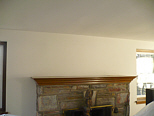 painting fireplace mantle